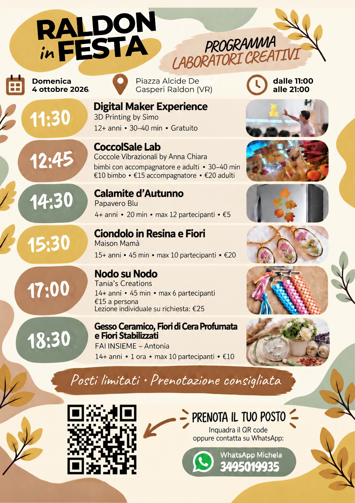Raldon in Festa - Laboratori Creativi